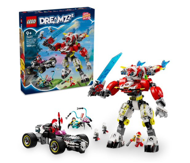 LEGO DREAMZzz 71497 Tygrysi mech Coopera i Hot rod Zero - 1284228 - zdjęcie 3